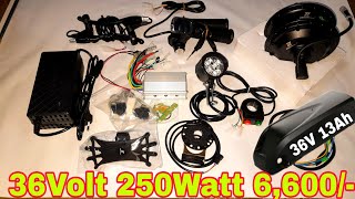 Zenith Gold Hub Motor Kit 36 Volt 250 Watt Combo Offer [upl. by Levy]