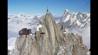 AIGUILLE DU MIDI 3840 m with the cable car Chamonix [upl. by Nurse]