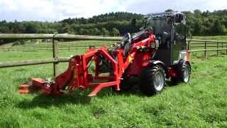 Weidemann – Hoftrac® 1280 mit Zaunmäher [upl. by Dnomaid309]