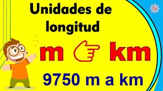 Convertir METROS a KILÓMETROS  m a km  1 💥 [upl. by Laforge]