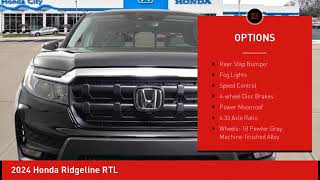 2024 Honda Ridgeline Schlossmann Honda City Inventory 41466 [upl. by Kcirrej]