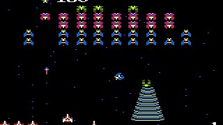 🎮🕹️👉Galaga 1981  Gameplay Arcade [upl. by Hamitaf]