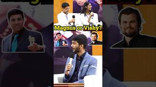 Gukesh on Magnus or Vishy 😎 [upl. by Suiratnod]