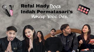 Refal Hady Does Indah Permatasaris Makeup Voice Over MakeoverID [upl. by Cichocki]