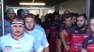 Rugby Espoirs RCT Toulon vs Aviron Bayonnais Entrée des Equipes Toulon Live TV 20172018 [upl. by Zedekiah401]