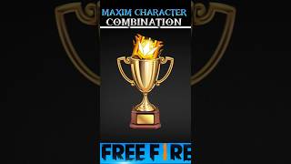 🤫Maxim Character Combination freefire shorts youtubeshorts tranding [upl. by Branham]