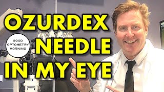 OZURDEX INJECTION EYE youtube eye doctor gets intravitreal eye injection for cystoid macular edema [upl. by Rella]