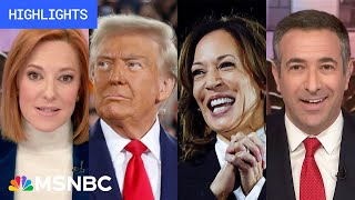 Countdown to the 2024 election Election eve  MSNBC Highlights [upl. by Sateia]