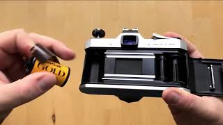 How to load a 35mm camera with film [upl. by Aurora421]