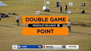 Double Game Point Team Japan vs Team Belgium Open [upl. by Neliak]