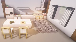 Minecraft Modern Kitchen Build Tutorial [upl. by Landers]