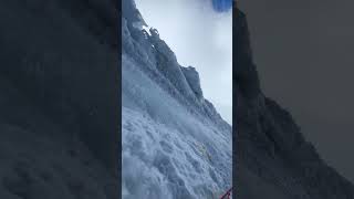 Une magnifique descente en rappelen alpinisme 🏔️ alpine climbing climb [upl. by Anippesuig]