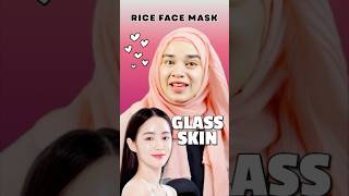 GET KOREAN GLASS SKIN with RICE FACE MASK⭐️homemade diy beauty koreanskincare ramshasultankhan [upl. by Thorin26]