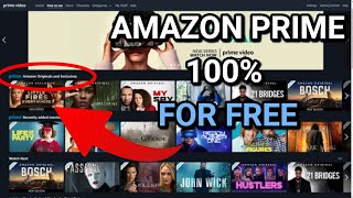 How To Get Amazon Prime FOR FREE 2024 [upl. by Eliath777]