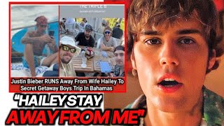 OMG Justin Bieber ABANDONED Wife Hailey Bieber For A SECRET GETAWAY Boys Trip In BAHAMAS [upl. by Ahsimek]