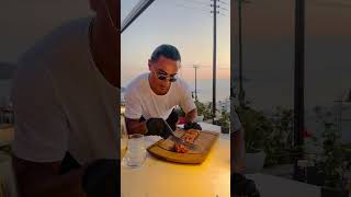 Salt Bae at Nusret Steakhouse Mykonos saltbae saltlife salt shorts [upl. by Alboran]