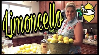 How To Make Limoncello  Italian Lemon Liqueur Recipe [upl. by Dnomsaj]