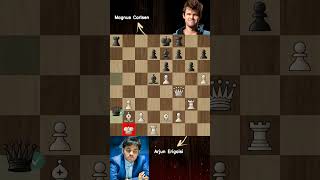 Tata Steel Chess India 2024 Arjun Erigaisi vs Magnus Carlsen chess tatasteelchess2024 [upl. by Ahidam]