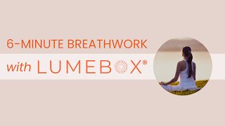 6Minute Breathwork with Red Light Therapy [upl. by Ailasor]