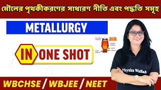 Metallurgy In Bangla  One Shot  মৌলের পৃথকীকরণের সাধারণ নীতি এবং পদ্ধতি সমূহ  WBCHSEWBJEENEET [upl. by Hyacinthe]