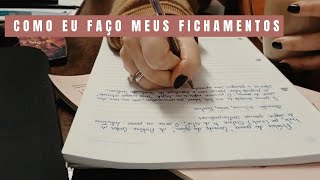 COMO FAZER FICHAMENTOS PARA FACULDADE [upl. by Marutani]