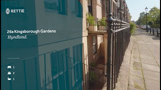 26a Kingsborough Gardens Hyndland Glasgow G12 9NJ [upl. by Adnorhs]