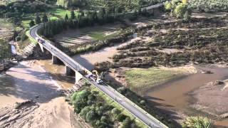 Ciclone Cleopatra  Incidente a Dorgali per Alluvione in Sardegna  Video Polizia [upl. by Anawed]