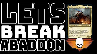 Abaddon the Despoiler is the Best Doomsday Commander Ever  Warhammer 40K Commander Deck Tech [upl. by Hsaka]