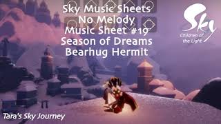 Sky Children of the Light Music Sheet 19 Season of Dreams [upl. by Adnamor822]