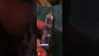 Lepidolite crystal spiregemstonesLepidolitecrystals [upl. by Ezra]