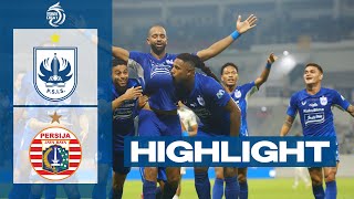 Highlight  PSIS Semarang VS PERSIJA Jakarta  Pekan 17 [upl. by Gainor]