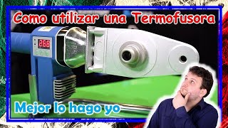 Pasos para termofusionar tubo de PPR ppr [upl. by Lizabeth]