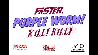 Faster Purple Worm Kill Kill Live Show at PAX UNPLUGGED 2023 [upl. by Aitsirt63]