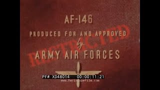 “ CENTRAL STATION FIRECONTROL SYSTEM ” WWII B29 SUPERFORTRESS CREW TRAINING FILM XD48014 [upl. by Ardnaik]