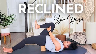 Relaxing Supine Yin Yoga Sequence For Tight Hips [upl. by Britteny]