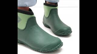 Muck Boots MUCKSTER II ANKLE Ladies Waterproof Rubber Ankle Boots Green  Shuperb™ [upl. by Trudey97]