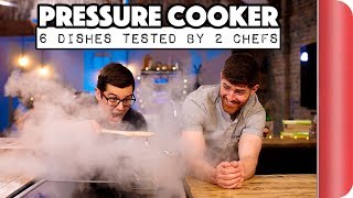 PRESSURE COOKER  6 Dishes Tested by 2 Chefs  Sorted Food [upl. by Medardas]