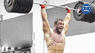 Weightlifting Legend Does 225 kg Push Press [upl. by Enrique]