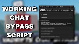roblox universal CHAT BYPASS script  works with solara  fun to troll [upl. by Thorndike]