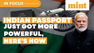 Indian Passport Gets Booster Shot Moves Up 5 Places In Global Rankings  Details  In Focus [upl. by Devad]