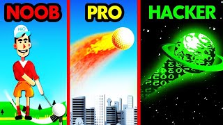 NOOB vs PRO vs HACKER GOLFISTA [upl. by Dilisio]