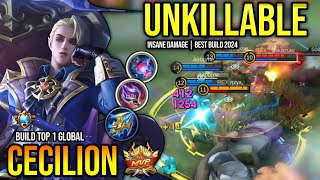 CECILION BEST BUILD 2024  BUILD TOP GLOBAL CECILION GAMEPLAY  MOBILE LEGENDS✓ [upl. by Biddie]