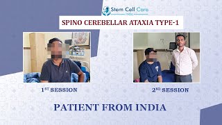 Patient From India With Ataxia SCA Came For Second Session Of Stem Cell Therapy After Improvement [upl. by Ainet]