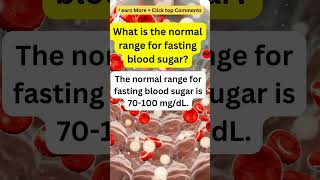 What is the normal range for fasting blood sugar unitedstates [upl. by Anileba]