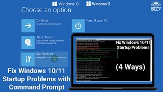 How to Fix Windows 1011 Startup Problems using Command Prompt Complete Tutorial  4 Ways to Fix [upl. by Simah132]