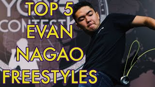 The Top 5 Evan Nagao Yoyo Freestyles of All Time [upl. by Anilesor]