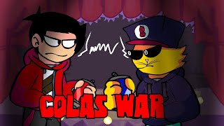 🥤Colas War🥤cover but SantigmoEnHD and ⚫dani 🔴sing it 🎵🎶  FLM [upl. by Edi]