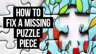 How to Make a Replacement Jigsaw Puzzle Piece [upl. by Pincus]