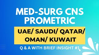 MEDSURG Nursing CNS Q n A Part1 dha nhra prometric [upl. by Notlaw]