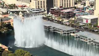 Bellagio fountain view from Cosmopolitan [upl. by Fruma]